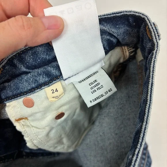 GRLFRND Melanie High Rise Boot Cut Jeans in Los Feliz Size 24